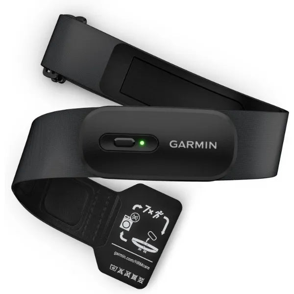 Garmin HRM 200 Heart Rate Monitor Chest Strap (Size M–XL) - Black