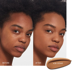 SHISEIDO SYNCHRO SKIN 430 CEDAR OIL FREE FOUNDATION 30ML
