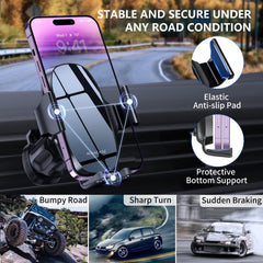 Miracase 【Holder Expert Generation】 Car Phone Holder, Mobile Holder for Car Air Vent, Phone Holder Car Compatible with iPhone 14 Pro Max 13 12 11, Samsung S23, Xiaomi, ONEPLUS, Google, HUAWEI and more