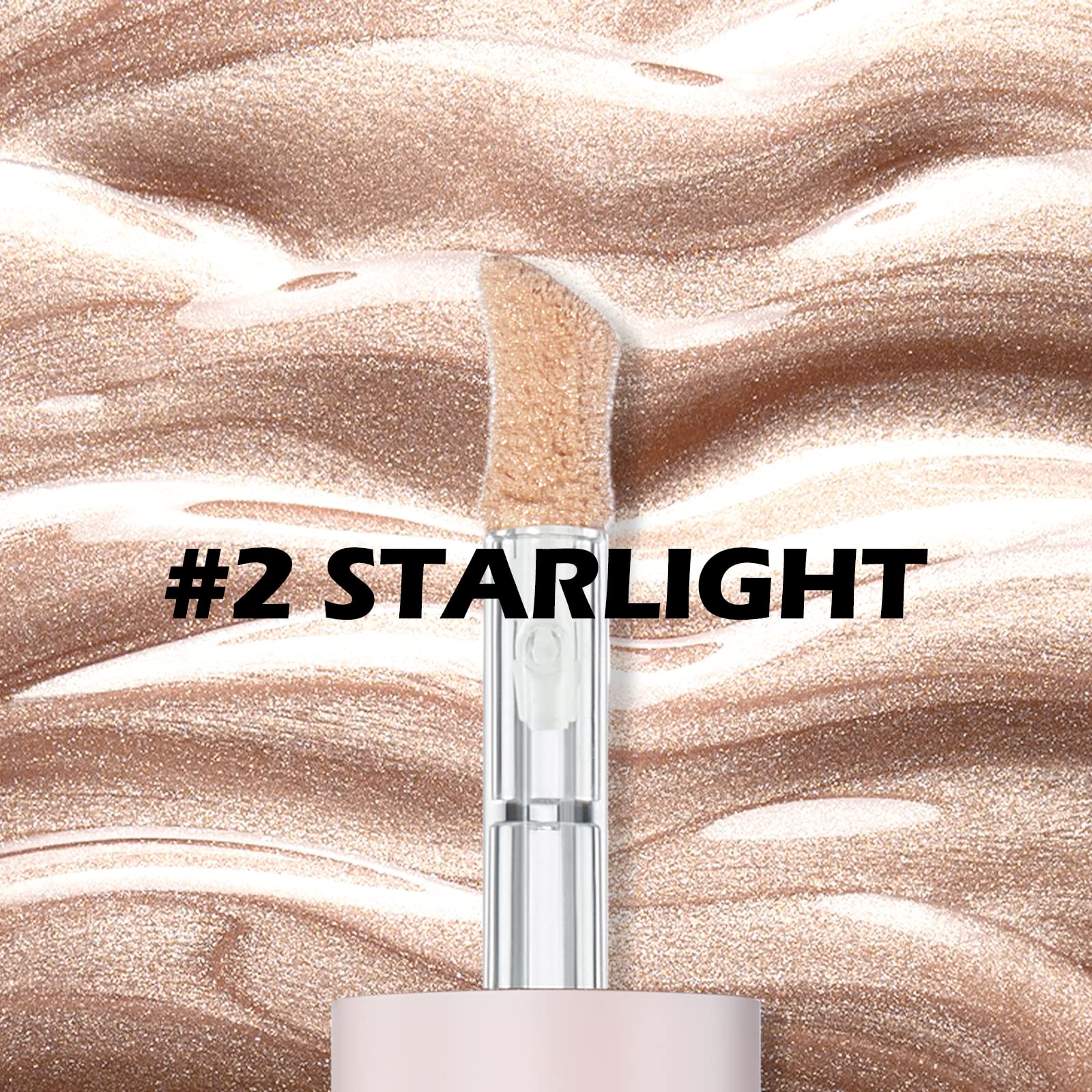 Erinde Liquid Highlighter Makeup, Shimmer Cream Highlighter, Natural Light Face Highlighter, Brightening Liquid Highlight, Face Body Glow Makeup, Glow Drops Makeup, Highlighter Makeup