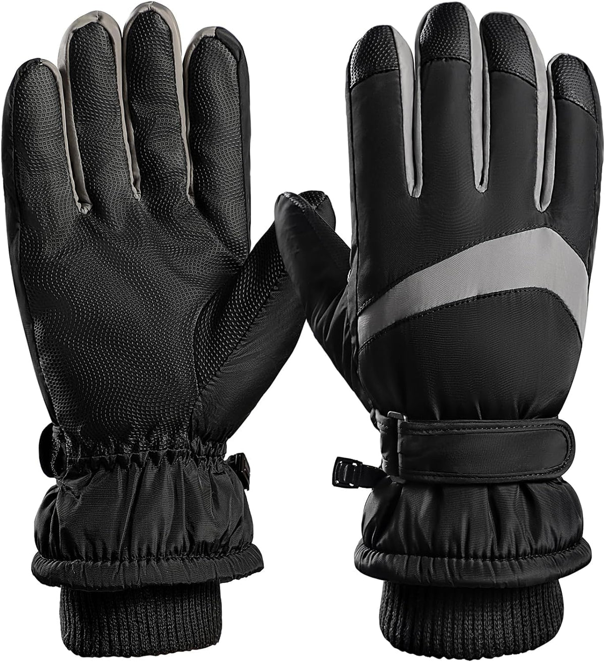 Ski Gloves Men Winter Gloves Warm for Men & Women Waterproof Gloves Touchscreen Snow Gloves Women, 12 Years