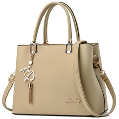 Womens Purses and Handbags Shoulder Bags Ladies Designer Top Handle Satchel Tote Bag - Liz Khaki