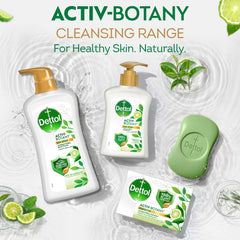 Dettol Activ-Botany Antibacterial Showergel & Bodywash, Green Tea & Bergamot Fragrance, with Plant-Derived Ingredients for Effective Germ Defence & Personal Hygiene, 500ml