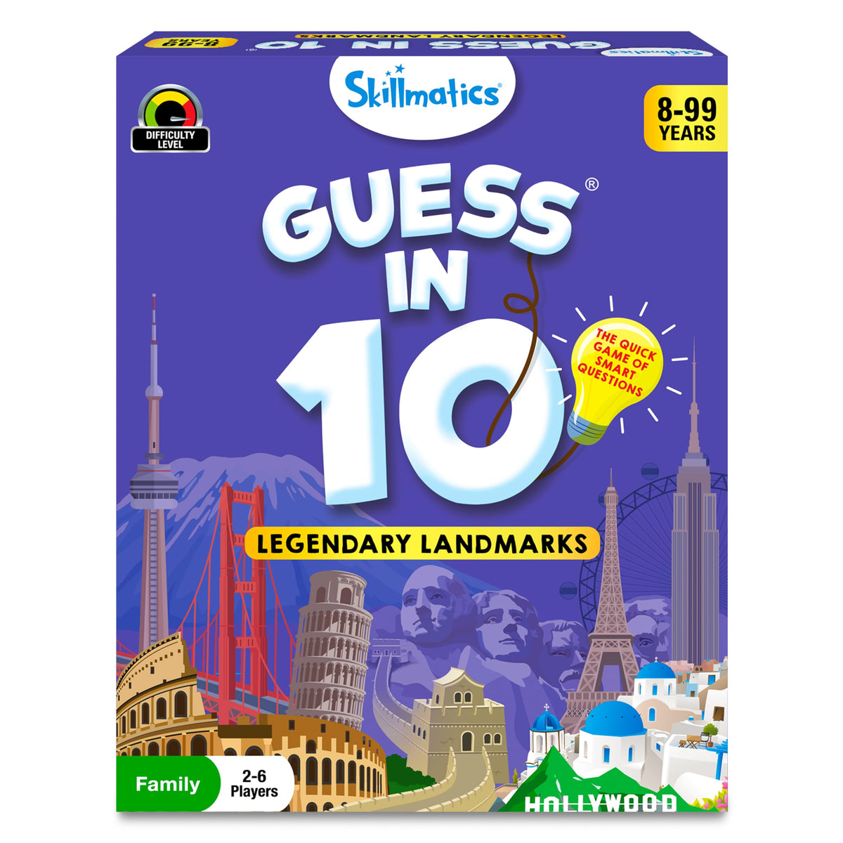 Skillmatics Card Game : Guess In 10 Legendary Landmarks | Gifts For Ages 8 And Up | Super Fun For Travel & Family Game Night