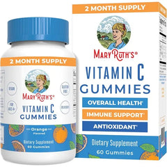 MARYRUTH'S Vitamin C Gummies for Adults & Kids, Immune Support, 60 Servings | Immune Support, 60 Servings