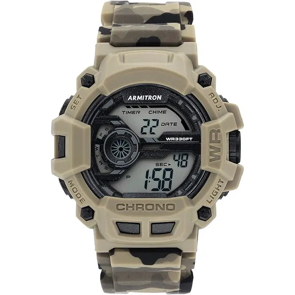 Armitron Sport Men's Digital Chronograph Resin Strap Watch, 40/8353