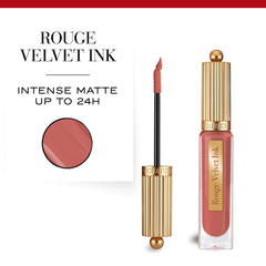 Bourjois Rouge Velvet Ink Liquid Matte Lipstick, 06 Rose & Merveille, 3.5 ml