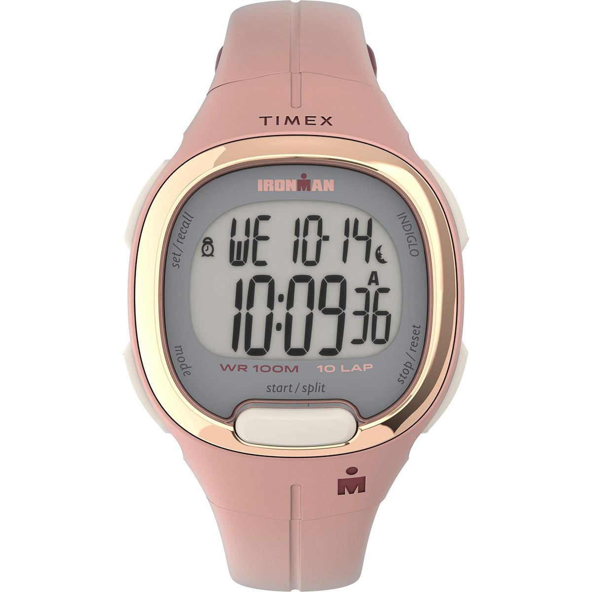 Timex Women's Ironman Transit 33mm Resin Strap Watch - Pink/Rose Gold-Tone