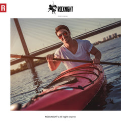 ROCKNIGHT Polarized Aviator Sunglasses for Men Women Metal Flat Top Sunglasses lightweight Driving UV400 Outdoor 58mm