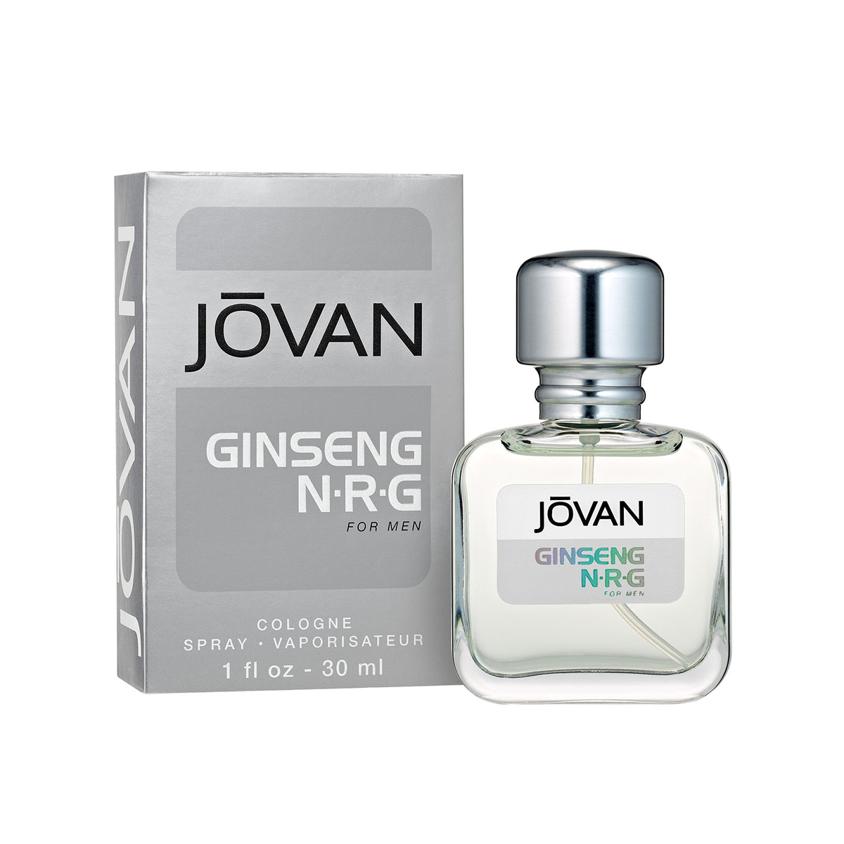 Jovan Ginseng N.R.G. Cologne Spray 1 Ounce, White, 1 Fl Oz (Pack of 1)