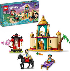 LEGO® | Disney Princess™ Jasmine and Mulan’s Adventure 43208 Building Blocks Toy Set; Toys for Boys, Girls, and Kids (176 Pieces)