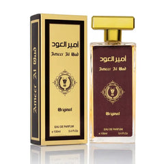 URBAN COLLECTION Ameer Al Oud for Men & Women - Wood, Oriental Earthy Fragrance - Top Notes of Agarwood, Vanilla & Sweet Sugar - Base Scents of Sandalwood & Herbal - Free of Paraben - Elegant 100ml Bottle
