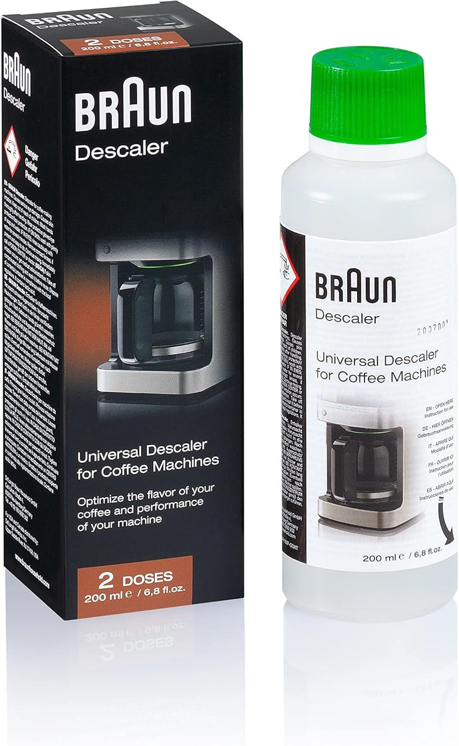 Braun Descaler Solution BRSC013, 6.8 fl oz (1-pack)