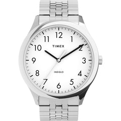 Timex Men's Modern Easy Reader 40mm Watch - Silver-Tone/White