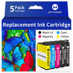 MYTONER Remanufactured Ink Cartridge Replacement for Epson 200XL 200 XL for Expression XP-200 XP-300 XP-310 XP-400 XP-410 Workforce WF-2520 WF-2530 WF-2540 Printer(2 Black,1 Cyan, 1 Magenta,1 Yellow)