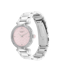 COACH WOMEN'S BLUSH MOTHER OF PEARL DIAL STAINLESS STEEL WATCH - 14504182