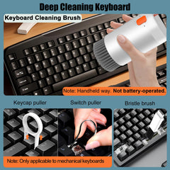 VICHYIE 20 in 1 Multifunctional Cleaner Kit for Electronic Devices, Keyboard Cleaning Brush, Headphones Cleaner Kit for AirPods, Multi-Tool for Cleaning Laptop, Keyboard, Earbuds, Camera, Cellphones