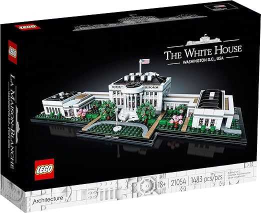 LEGO Architecture The White House Advanced Building Set for Adults 18+, Multicolor, 21054