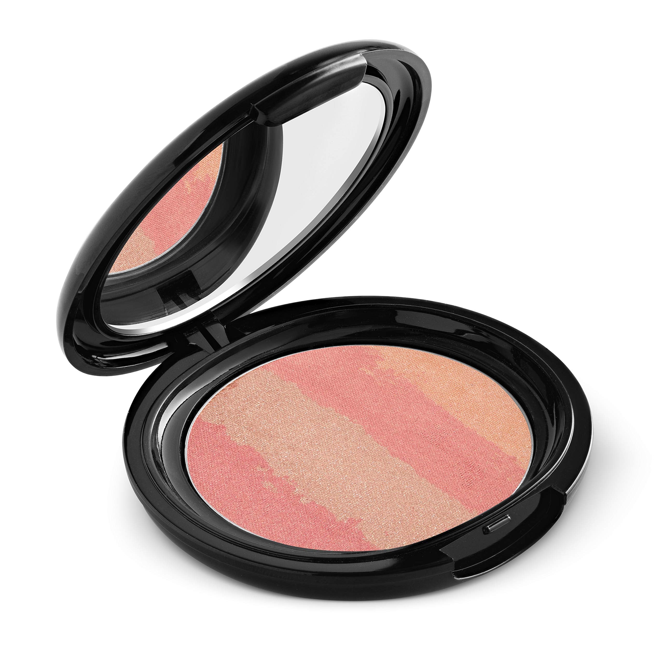 (Peach Lines) - Jolie Colour Lines Pressed Bronzing Powder 14g (Peach Lines)