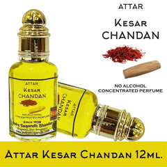 Attar-Kesar Chandan (10 ml)|Attar perfume spray fragrance attar itra best traditional fragrance