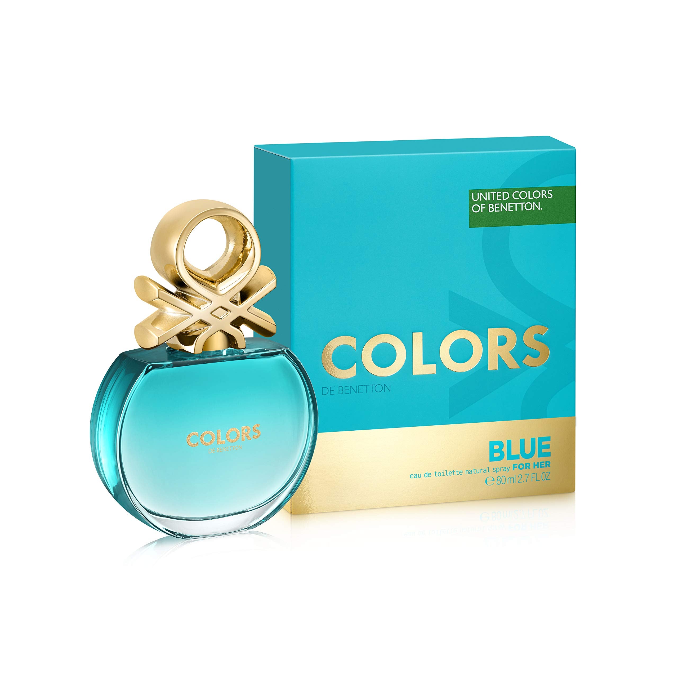 United Colors of Benetton Colors Blue For Women Eau De Toilette, 80 ml
