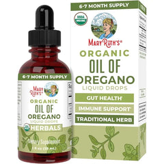 MARYRUTH'S Organic Oil of Oregano Liquid Drops, Sugar Free, 6 Month Supply | 6 Month Supply, USDA Organic, Immune Support, Digestive Health, Vegan