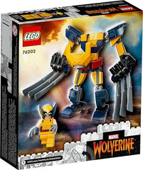 LEGO Marvel Wolverine Mech Armor 76202 Building Kit; Collectible Mech and Minifigure for Wolverine Fans Aged 7+ (141 Pieces)