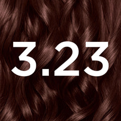 Garnier Nutrisse Brown Hair Dye Permanent, Up To 100 Percent Grey Hair Coverage, With 5 Oils Conditioner - 3.23 Dark Quartz