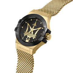 Maserati Potenza 42 mm Men's Watch, Gold, Quartz Movement