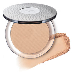 PÜR 4-in-1 Pressed Mineral Makeup SPF 15 Powder Foundation with Concealer & Finishing Powder- Medium to Full Coverage Foundation- Mineral-Based Powder- Cruelty-Free & Vegan Friendly- Linen