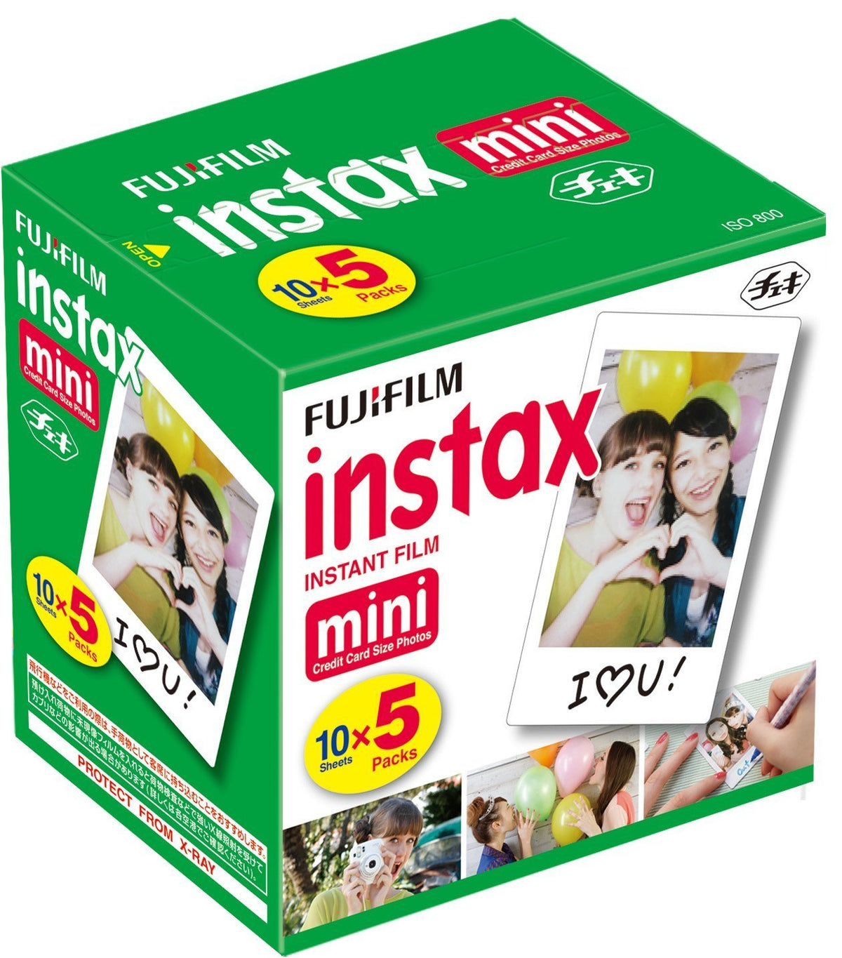 Fujifilm Instax Mini Instant Film, 5 x 10 Sheets - Packaging May Vary