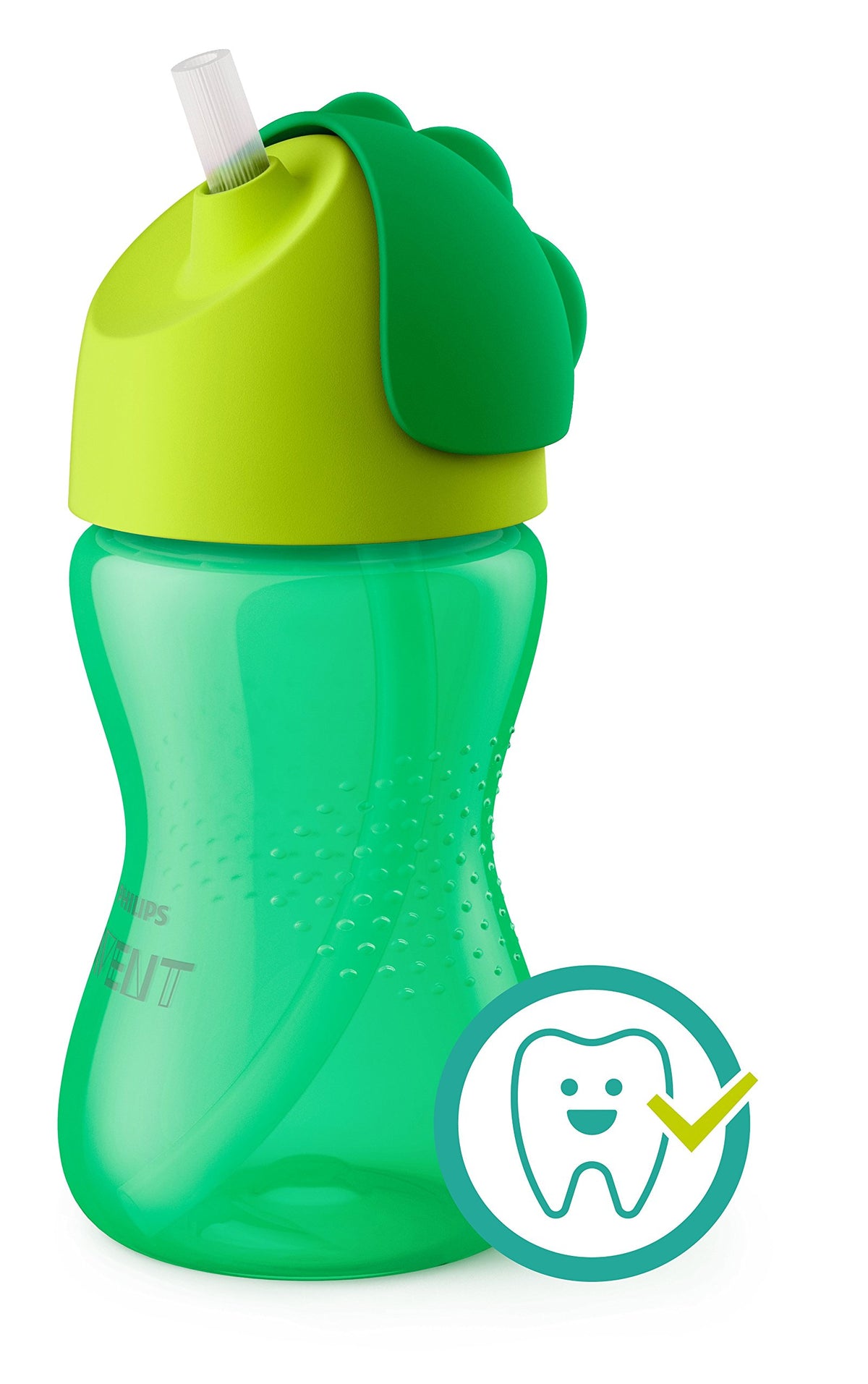 AVENT Philips Straw Cup, 10oz (Green, Plastic)