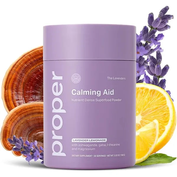 Proper The Lavenders Calming Aid Magnesium Drink Mix with Lavender GABA