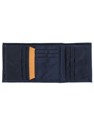 Timberland PRO mens Cordura Velcro Nylon RFID Trifold Wallet With ID Window Wallet - Navy