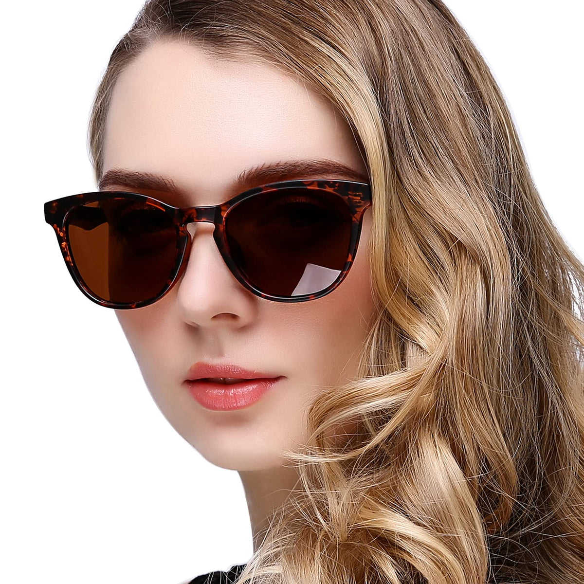 KANASTAL Polarized Sunglasses for Women Men, Classic Driving Ladies Sun Glasses, Fashion Butterfly Shades for Womens Outdoor 100% UV400 Protection
