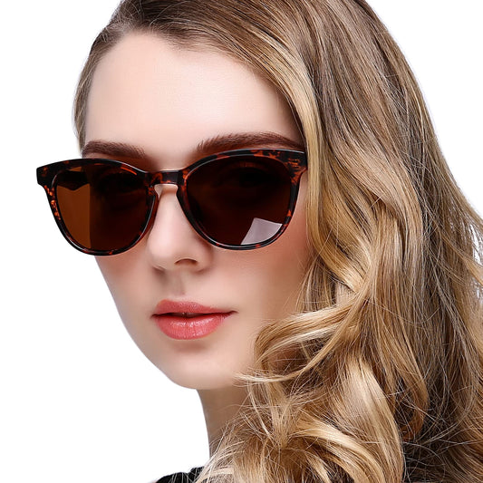 KANASTAL Polarized Sunglasses for Women Men, Classic Driving Ladies Sun Glasses, Fashion Butterfly Shades for Womens Outdoor 100% UV400 Protection