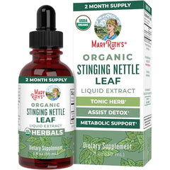 MARYRUTH'S USDA Organic Stinging Nettle Leaf Extract Liquid Drops, 1oz | Detox Supplement Herbal Drops, USDA Organic, Vegan, Non-GMO, Gluten Free