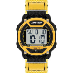 Armitron Sport Unisex Digital Chronograph Nylon Strap Watch, 45/7004