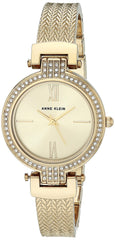 Anne Klein Women's Premium Crystal Accented Watch and Bracelet Set, AK/3584