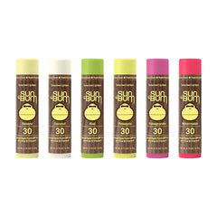 Sun Bum Lip Balm SPF 30 Variety Pack – Broad Spectrum UVA/UVB Protection, Vegan, Paraben & Gluten Free, Original Flavors, 0.15 oz Sticks (6 Pack)