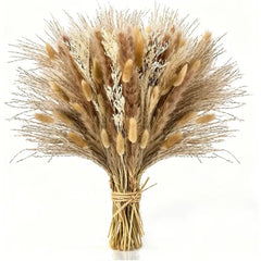 Pampas Grass Decor, Dried Flowers Bouquet for Boho Home Farmhouse Decor