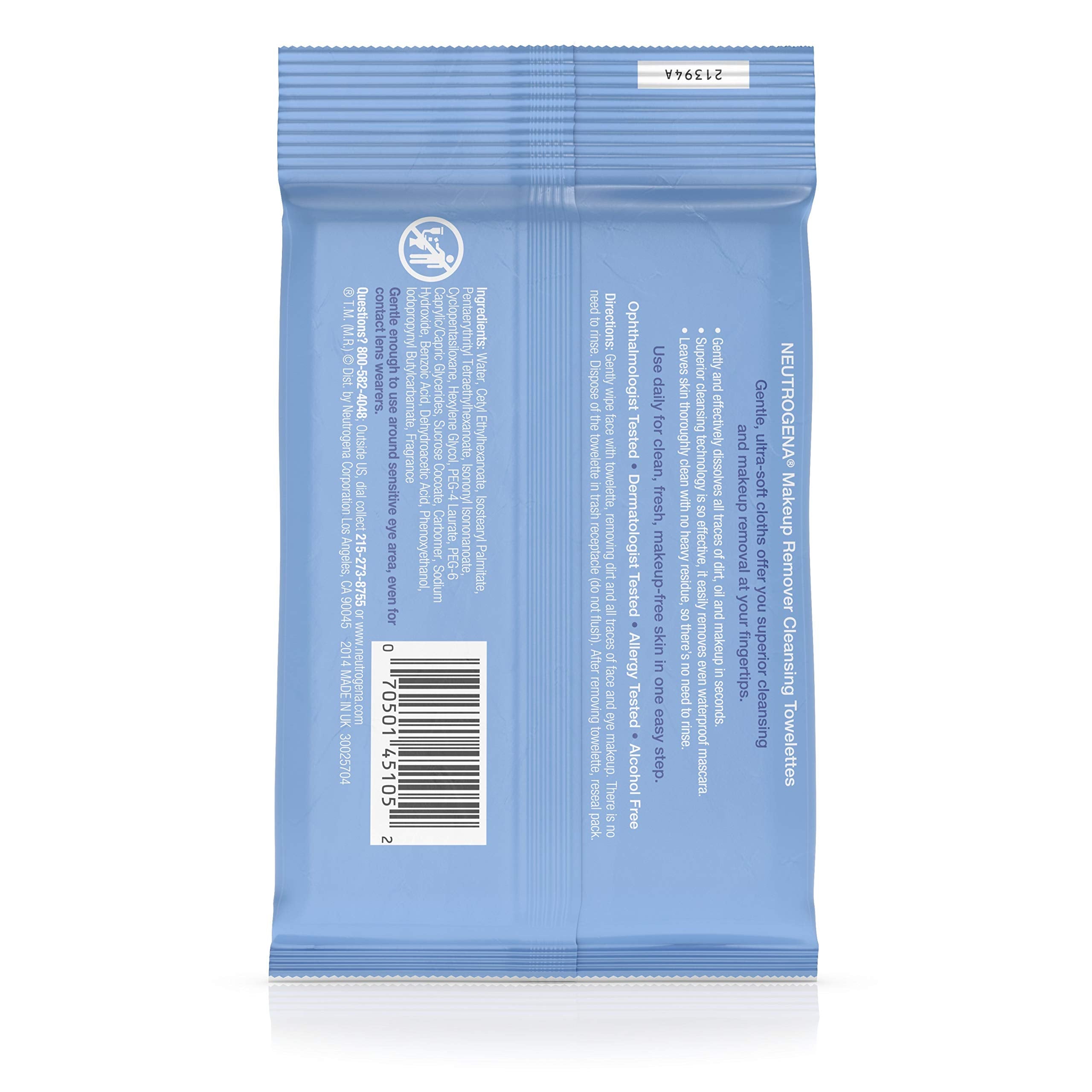 Neutrogena Makeup Remover Cleansing Towelettes - 7 Ct