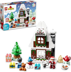 LEGO DUPLO Santa's Gingerbread House 10976 Building Toy Set; Christmas Playset; Gift for Preschoolers, Boys and Girls Ages 2+ (50 Pieces)