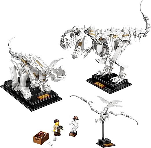 LEGO Ideas 21320 Dinosaur Fossils Building Kit (910 Pieces)