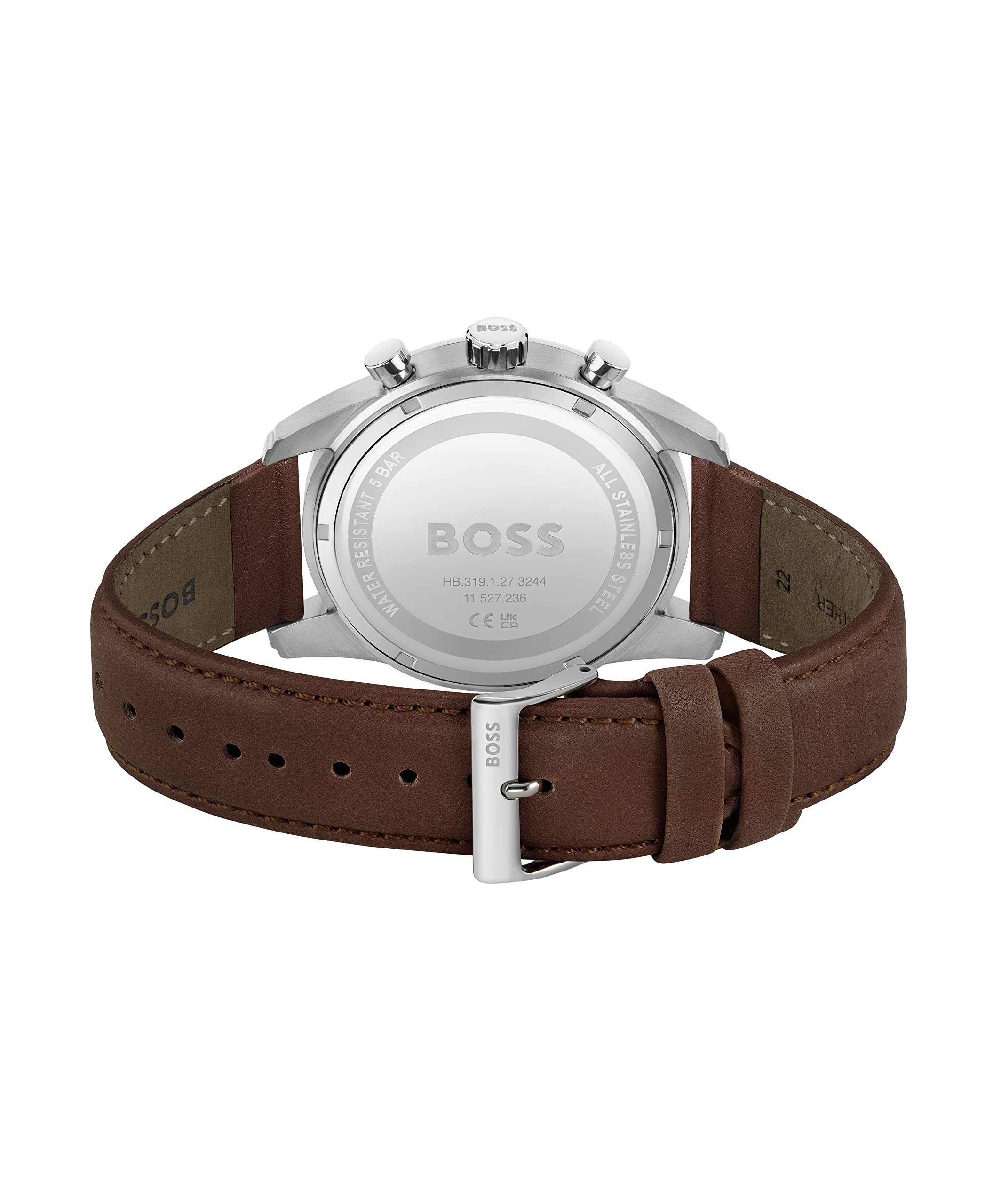 Hugo Boss SKYMASTER Men's Watch, Analog - Brown / Blue