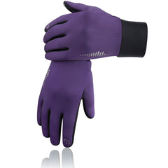 SIMARI Winter Gloves Men Women Touch Screen Glove Cold Weather Warm Gloves Freezer Work Gloves Suit for Running Driving Cycling Working Hiking 102 - Plum