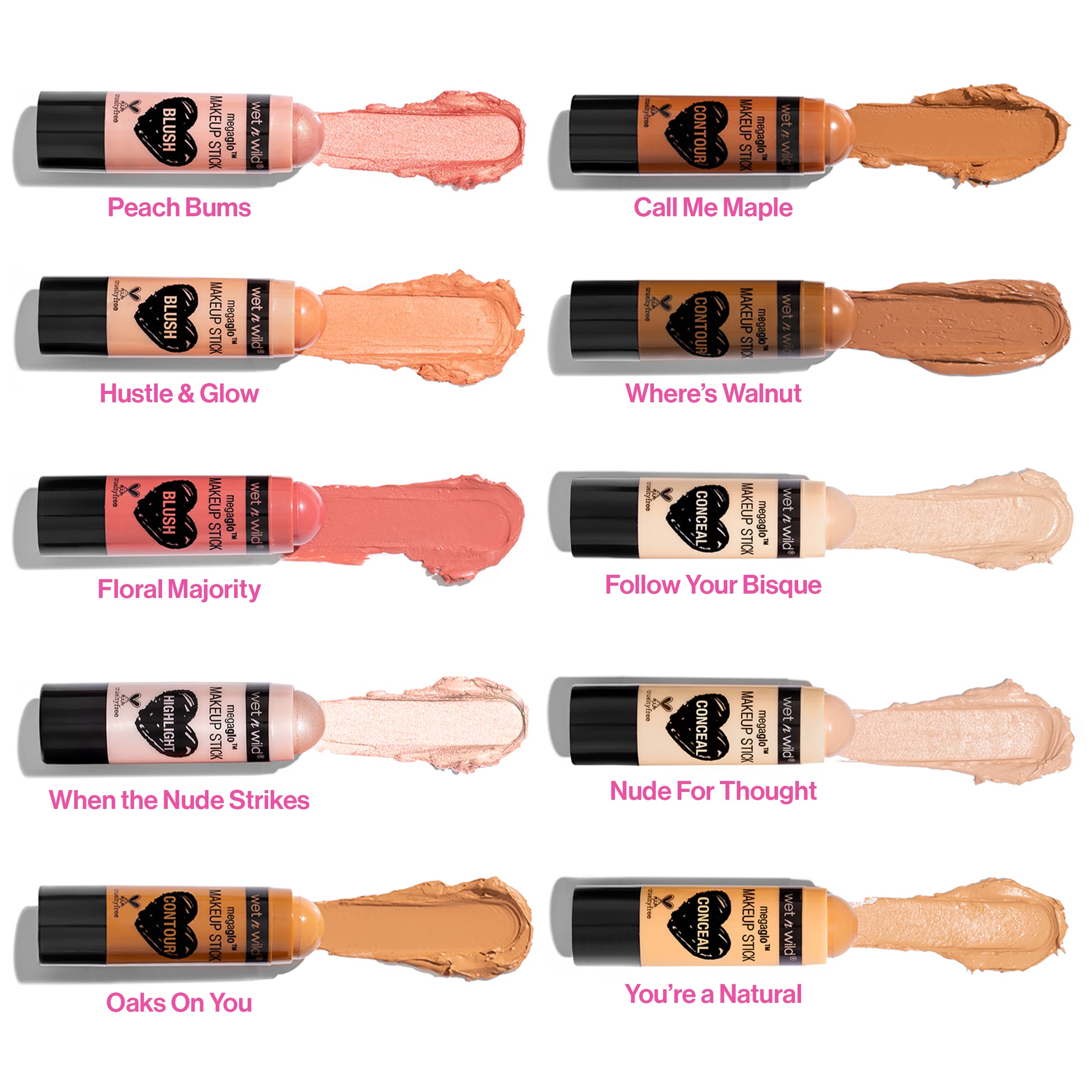 wet n wild MegaGlo Makeup Stick Conceal and Contour Neutral You're A Natural,1.1 Ounce (Pack of 1),809