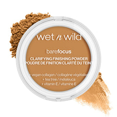 Wet n Wild Bare Focus Pressed Setting Powder | Matte | Pressed Setting Powder in Medium Dark Beige