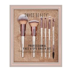 SWISSBEAUTY Professional Face & Eye Brush Set.