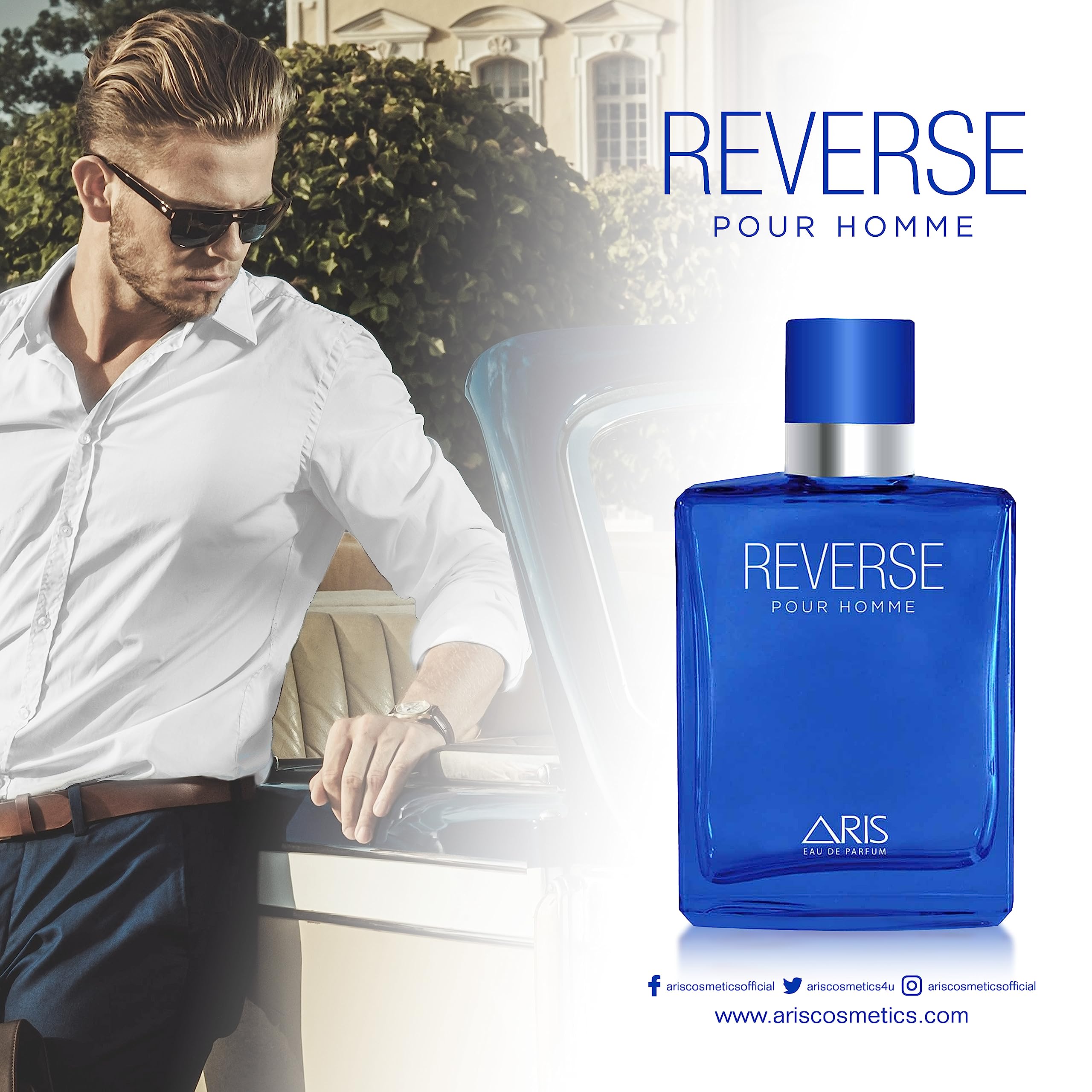 Aris Reverse: Eau de Parfum Spray | Perfume for Men | Long Lasting Fragrance Perfume for Men - 100 ml